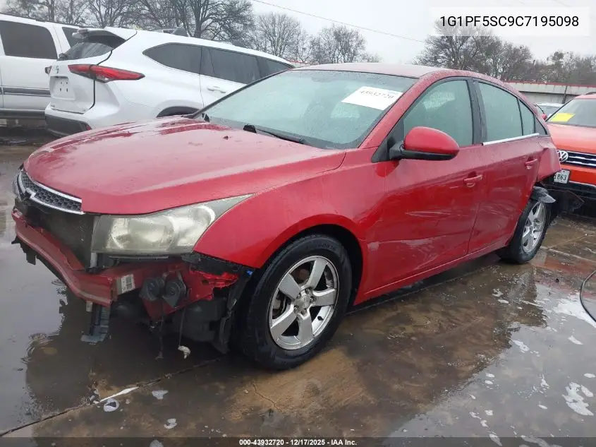 1G1PF5SC9C7195098 2012 Chevrolet Cruze 1Lt