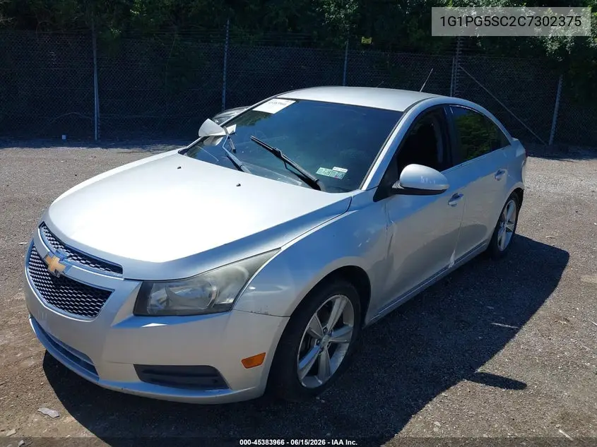 2012 Chevrolet Cruze 2Lt VIN: 1G1PG5SC2C7302375 Lot: 45383966