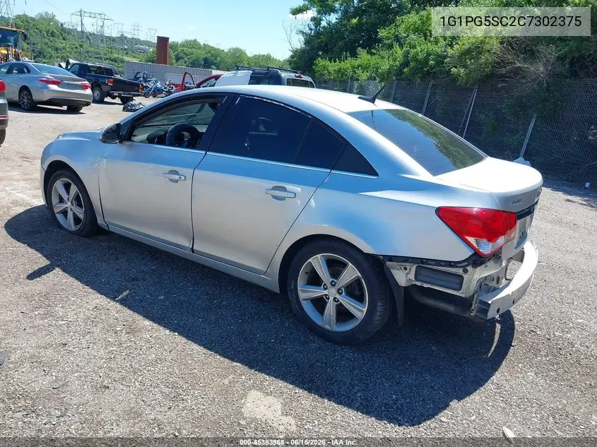 2012 Chevrolet Cruze 2Lt VIN: 1G1PG5SC2C7302375 Lot: 45383966