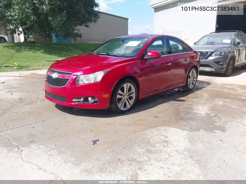 2012 Chevrolet Cruze Ltz VIN: 1G1PH5SC3C7383481 Lot: 45595300