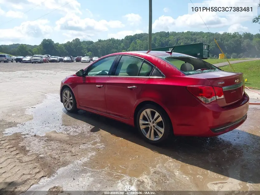2012 Chevrolet Cruze Ltz VIN: 1G1PH5SC3C7383481 Lot: 45595300