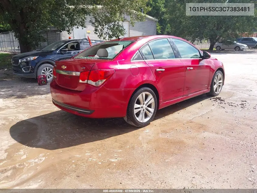 2012 Chevrolet Cruze Ltz VIN: 1G1PH5SC3C7383481 Lot: 45595300