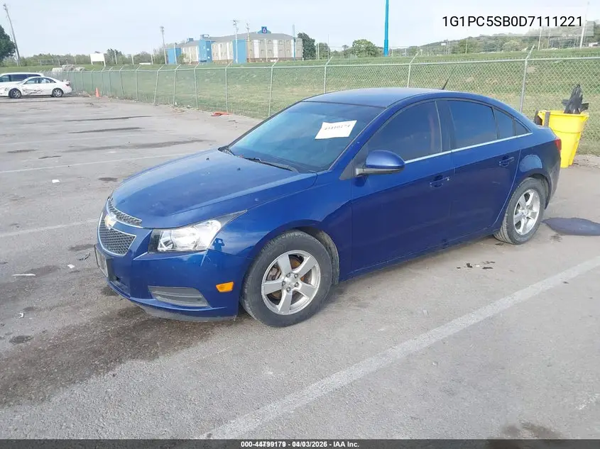 1G1PC5SB0D7111221 2013 Chevrolet Cruze 1Lt Auto