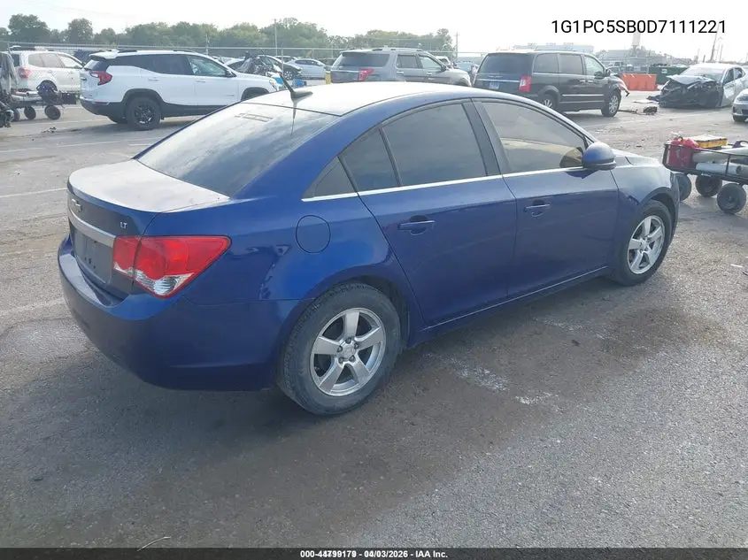1G1PC5SB0D7111221 2013 Chevrolet Cruze 1Lt Auto
