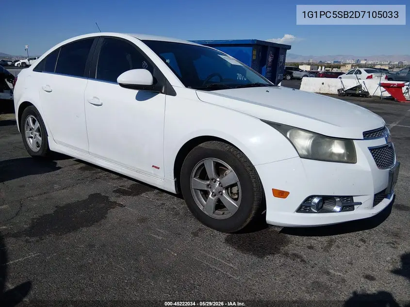 2013 Chevrolet Cruze 1Lt Auto VIN: 1G1PC5SB2D7105033 Lot: 45222034