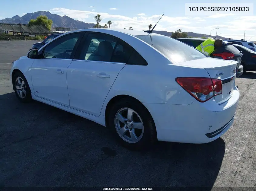 2013 Chevrolet Cruze 1Lt Auto VIN: 1G1PC5SB2D7105033 Lot: 45222034