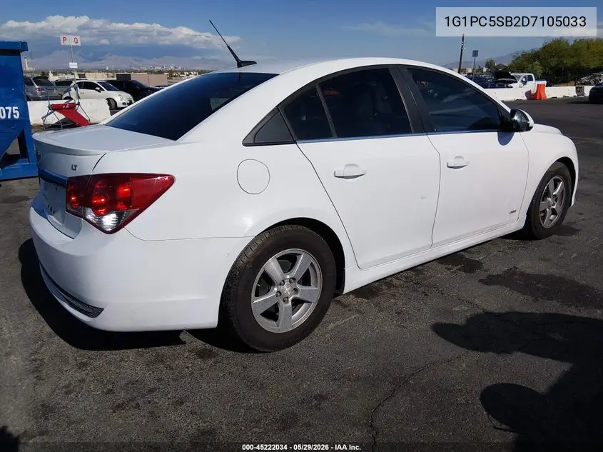 2013 Chevrolet Cruze 1Lt Auto VIN: 1G1PC5SB2D7105033 Lot: 45222034
