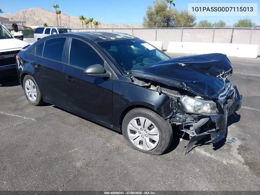 2013 Chevrolet Cruze Ls Auto VIN: 1G1PA5SG0D7115013 Lot: 45586241