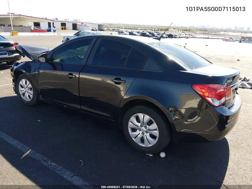 2013 Chevrolet Cruze Ls Auto VIN: 1G1PA5SG0D7115013 Lot: 45586241