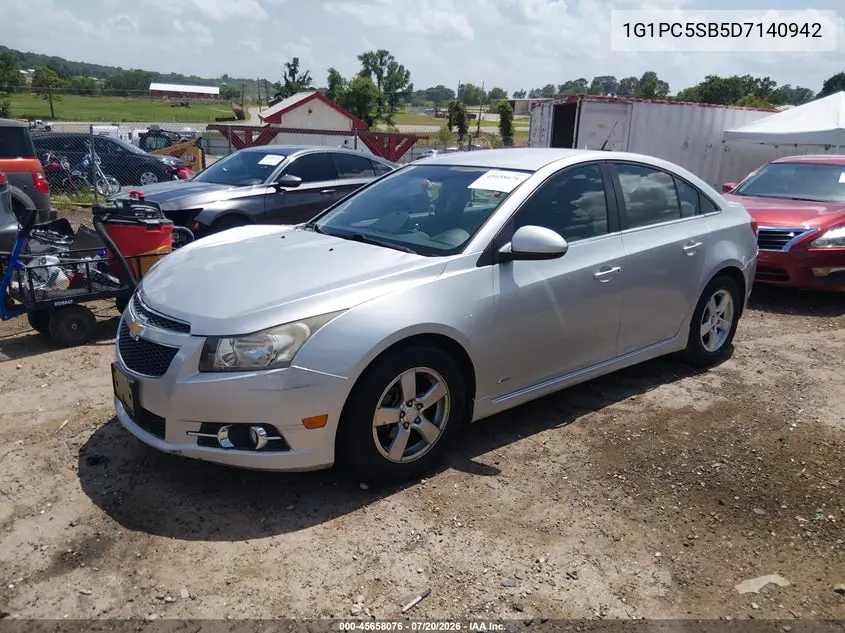 2013 Chevrolet Cruze 1Lt Auto VIN: 1G1PC5SB5D7140942 Lot: 45658076
