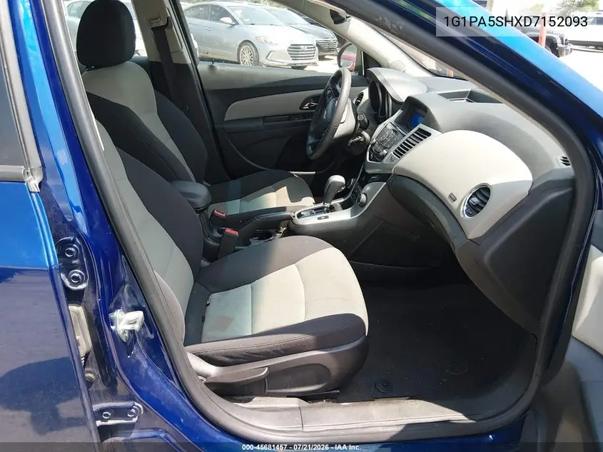 2013 Chevrolet Cruze Ls Auto VIN: 1G1PA5SHXD7152093 Lot: 45681457