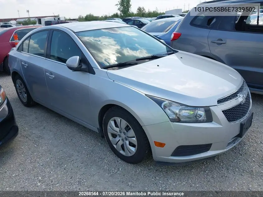 2014 Chevrolet Cruze Lt Turbo VIN: 1G1PC5SB6E7339502 Lot: 20268564