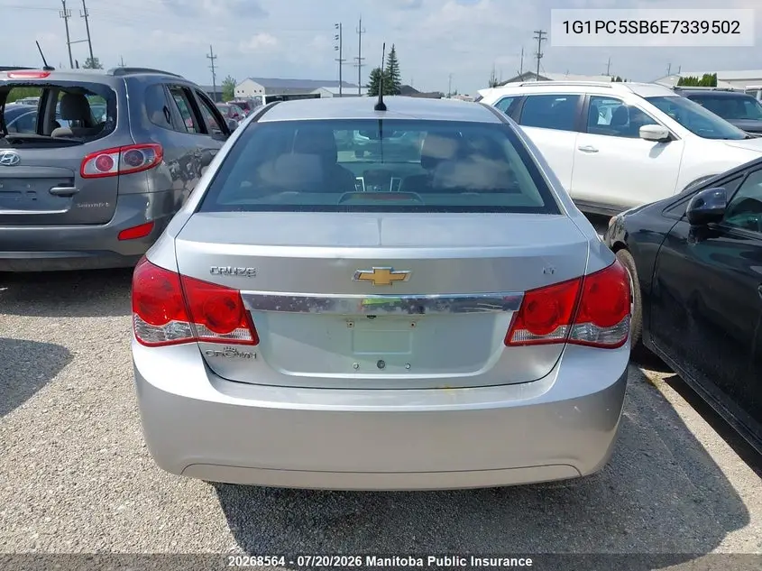 2014 Chevrolet Cruze Lt Turbo VIN: 1G1PC5SB6E7339502 Lot: 20268564