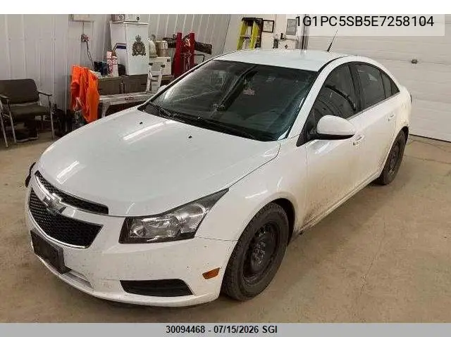 2014 Chevrolet Cruze Lt VIN: 1G1PC5SB5E7258104 Lot: 30094468