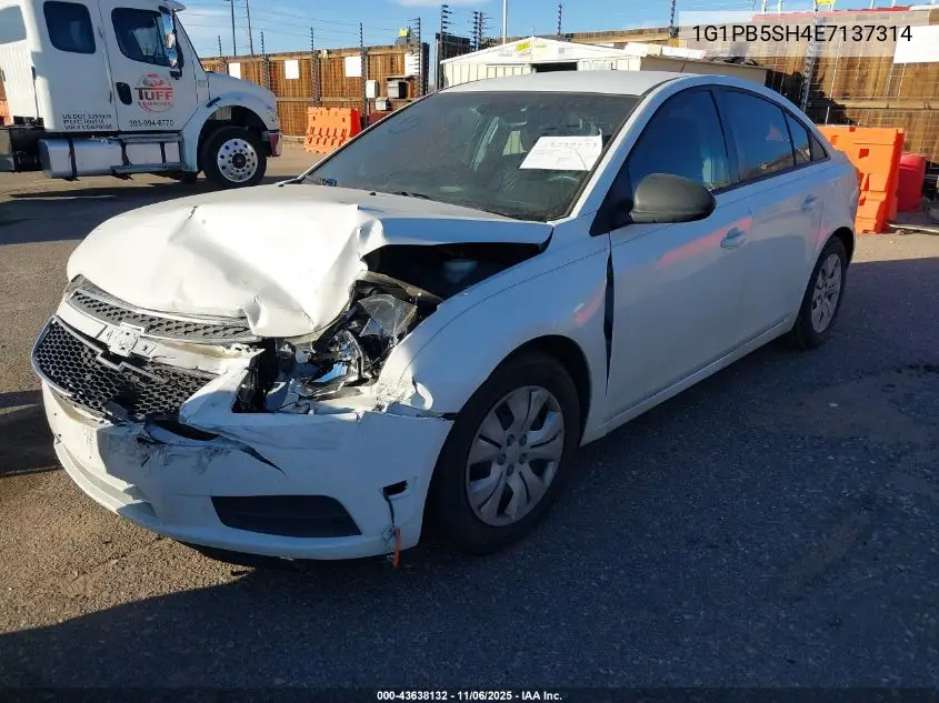 1G1PB5SH4E7137314 2014 Chevrolet Cruze Ls Manual