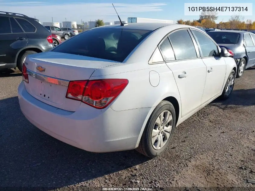 1G1PB5SH4E7137314 2014 Chevrolet Cruze Ls Manual