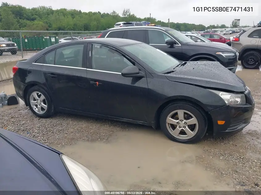 2014 Chevrolet Cruze 1Lt Auto VIN: 1G1PC5SB0E7471431 Lot: 45196755
