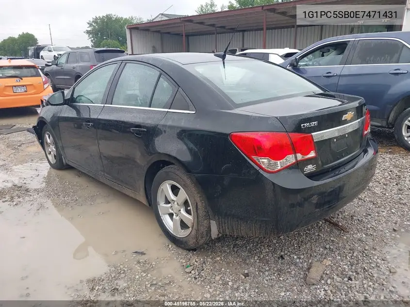 2014 Chevrolet Cruze 1Lt Auto VIN: 1G1PC5SB0E7471431 Lot: 45196755