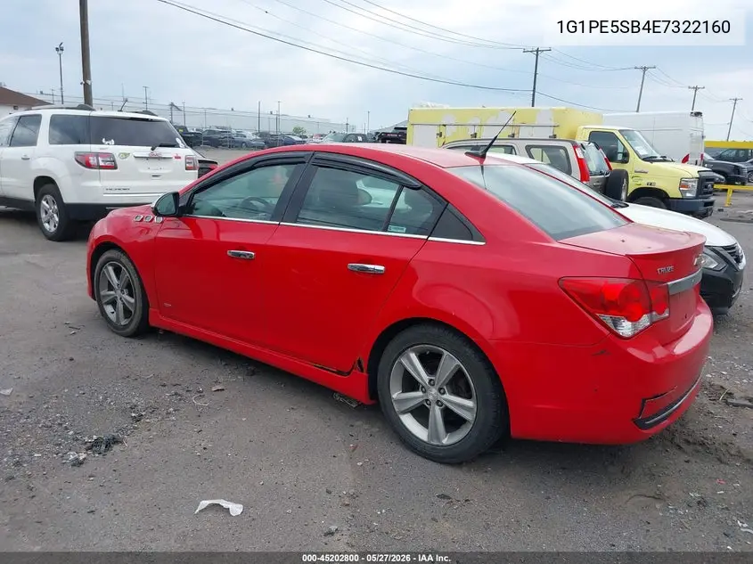 2014 Chevrolet Cruze 2Lt Auto VIN: 1G1PE5SB4E7322160 Lot: 45202800