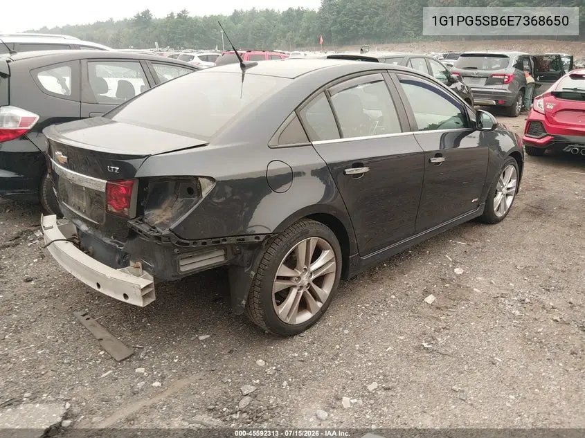 2014 Chevrolet Cruze Ltz VIN: 1G1PG5SB6E7368650 Lot: 45592313