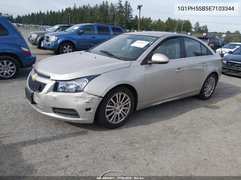2014 Chevrolet Cruze Eco Auto VIN: 1G1PH5SB5E7103344 Lot: 45653611