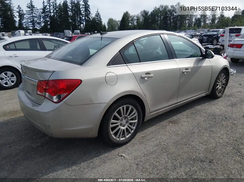 2014 Chevrolet Cruze Eco Auto VIN: 1G1PH5SB5E7103344 Lot: 45653611
