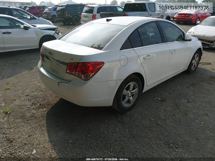 2014 Chevrolet Cruze 1Lt Auto VIN: 1G1PC5SB4E7187378 Lot: 45670172