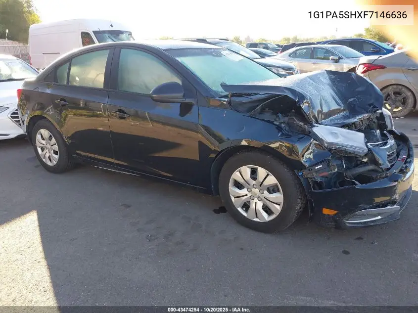 1G1PA5SHXF7146636 2015 Chevrolet Cruze Ls Auto