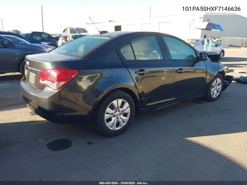 1G1PA5SHXF7146636 2015 Chevrolet Cruze Ls Auto