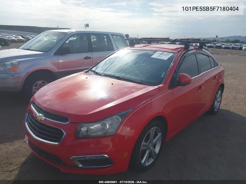 2015 Chevrolet Cruze 2Lt Auto VIN: 1G1PE5SB5F7180404 Lot: 45605681