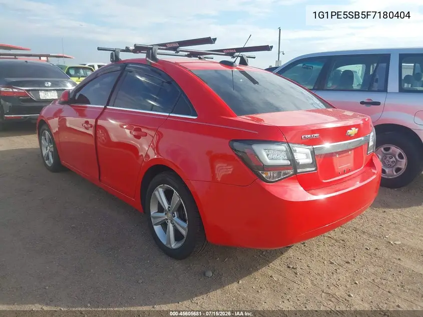 2015 Chevrolet Cruze 2Lt Auto VIN: 1G1PE5SB5F7180404 Lot: 45605681