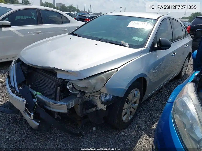 2015 Chevrolet Cruze Ls Auto VIN: 1G1PA5SH2F7271355 Lot: 45659624