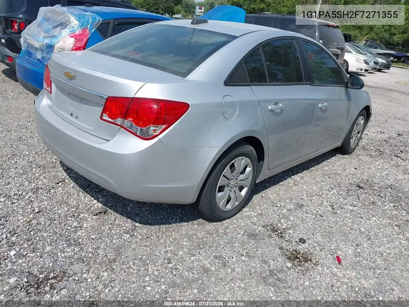 2015 Chevrolet Cruze Ls Auto VIN: 1G1PA5SH2F7271355 Lot: 45659624