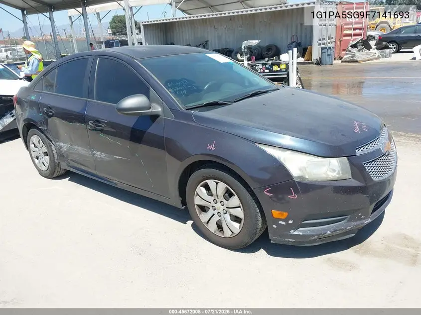 2015 Chevrolet Cruze Ls Auto VIN: 1G1PA5SG9F7141693 Lot: 45672005