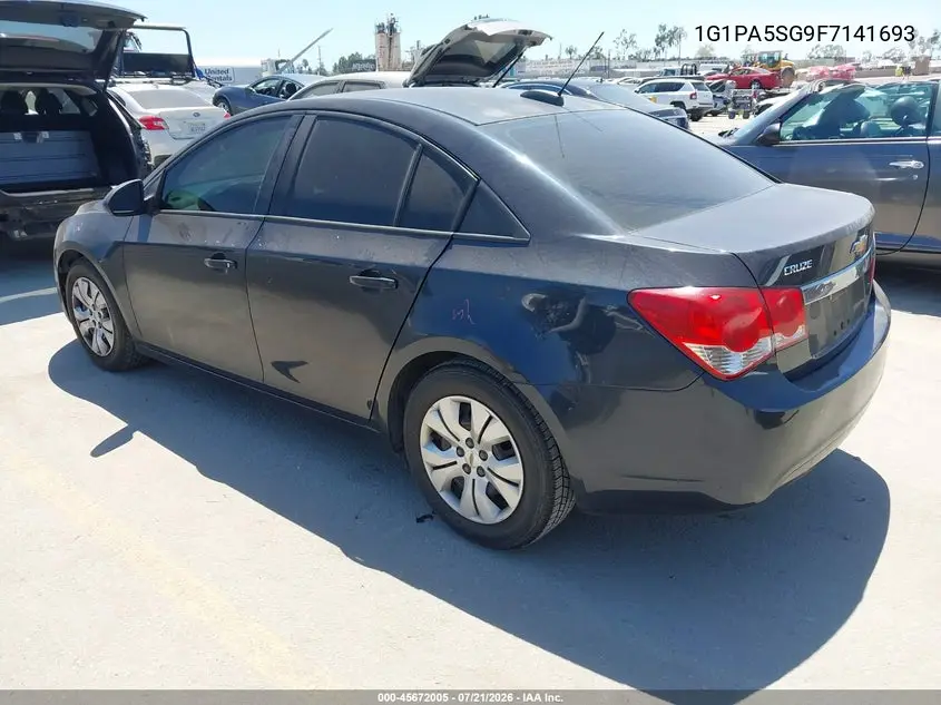 2015 Chevrolet Cruze Ls Auto VIN: 1G1PA5SG9F7141693 Lot: 45672005