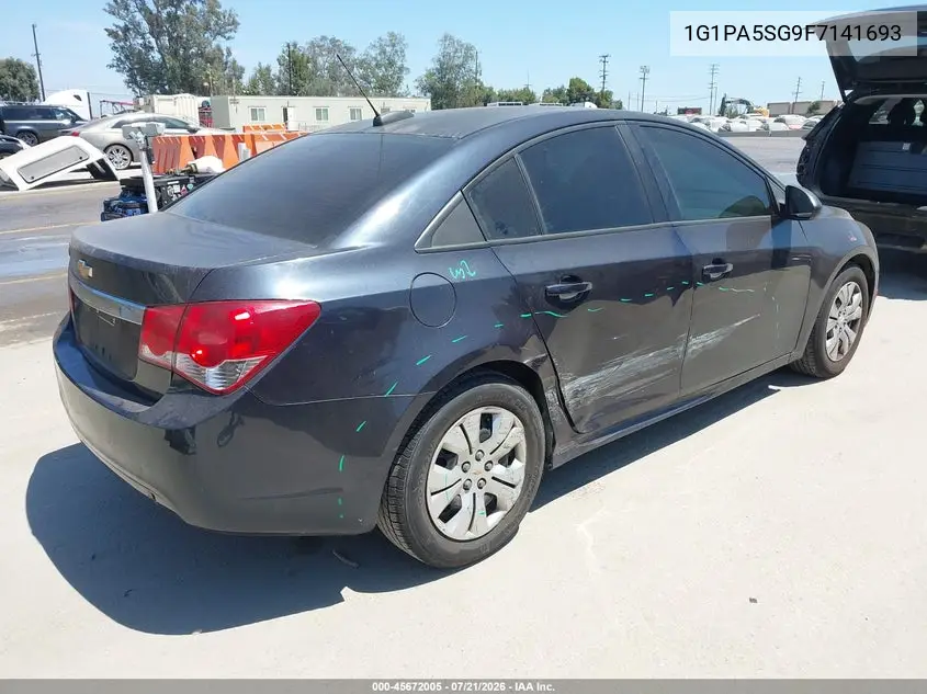 2015 Chevrolet Cruze Ls Auto VIN: 1G1PA5SG9F7141693 Lot: 45672005
