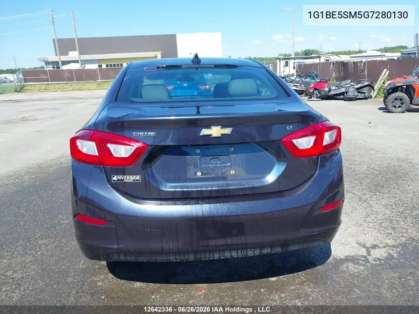 2016 Chevrolet Cruze VIN: 1G1BE5SM5G7280130 Lot: 12642336