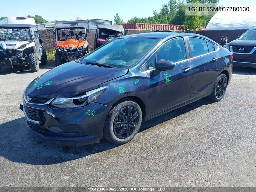 2016 Chevrolet Cruze VIN: 1G1BE5SM5G7280130 Lot: 12642336