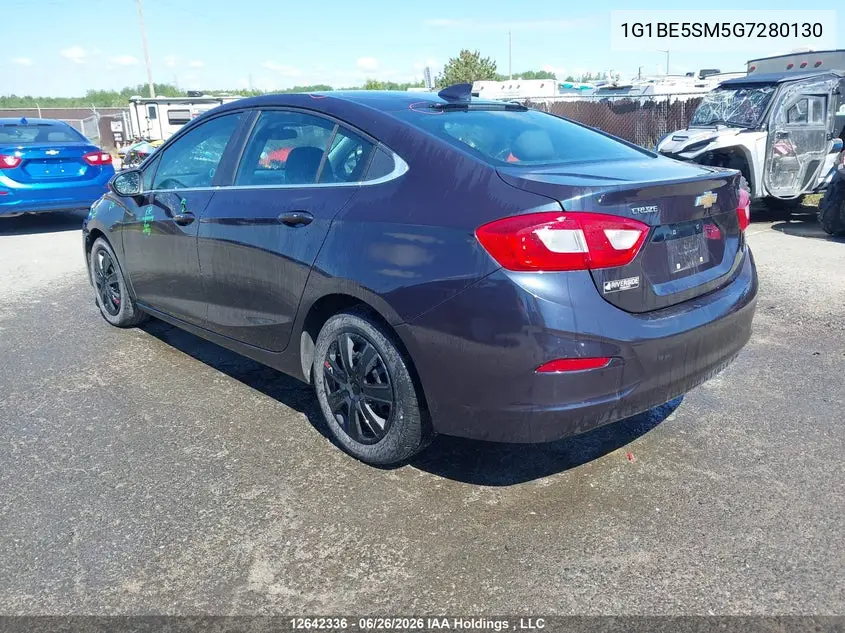 2016 Chevrolet Cruze VIN: 1G1BE5SM5G7280130 Lot: 12642336
