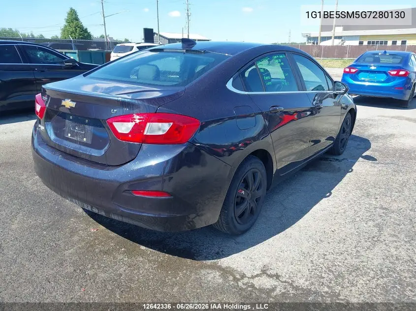 2016 Chevrolet Cruze VIN: 1G1BE5SM5G7280130 Lot: 12642336