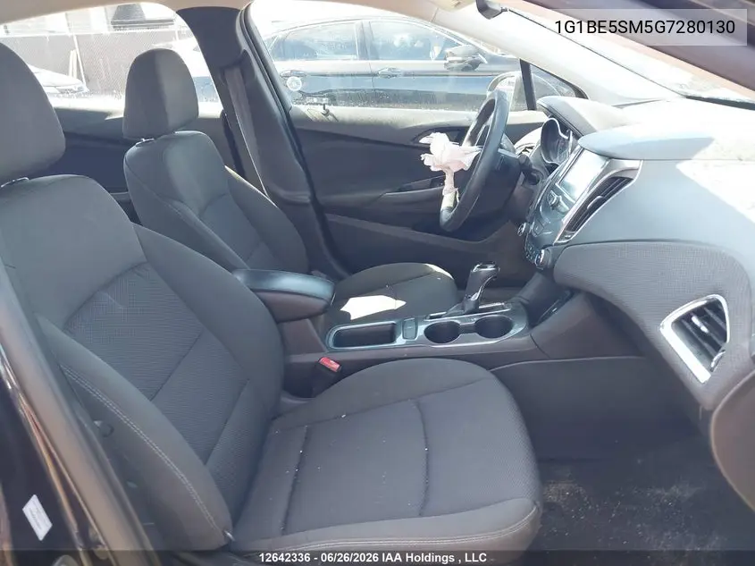 2016 Chevrolet Cruze VIN: 1G1BE5SM5G7280130 Lot: 12642336
