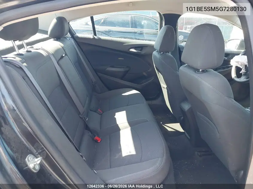 2016 Chevrolet Cruze VIN: 1G1BE5SM5G7280130 Lot: 12642336