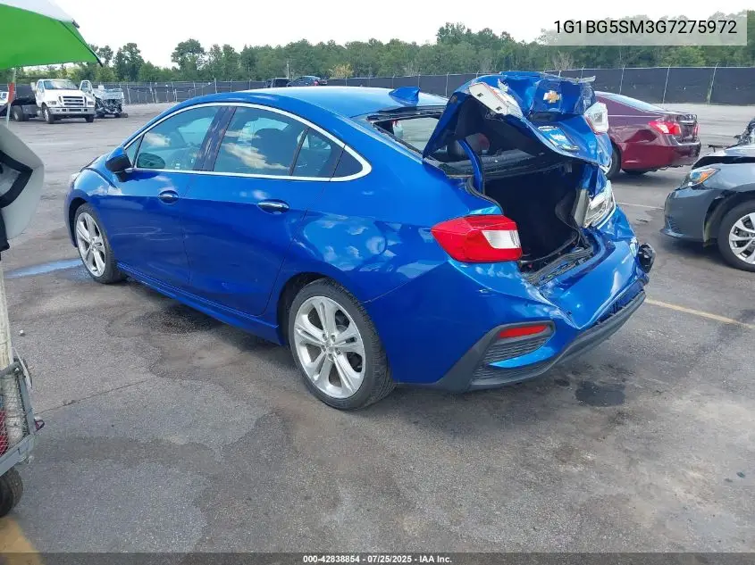 1G1BG5SM3G7275972 2016 Chevrolet Cruze Premier Auto