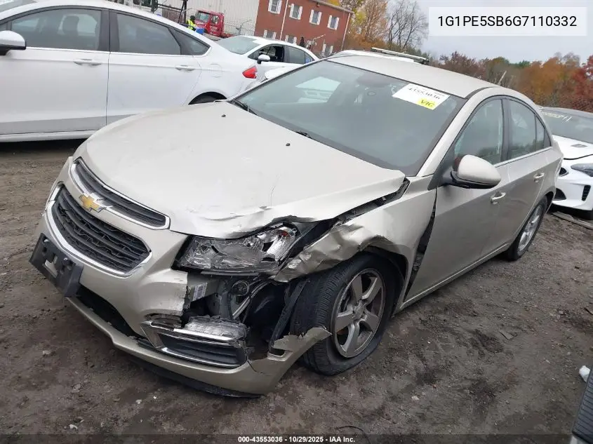 1G1PE5SB6G7110332 2016 Chevrolet Cruze Limited 1Lt Auto