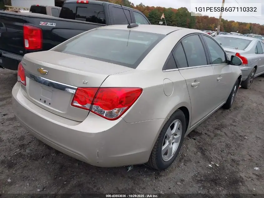 1G1PE5SB6G7110332 2016 Chevrolet Cruze Limited 1Lt Auto