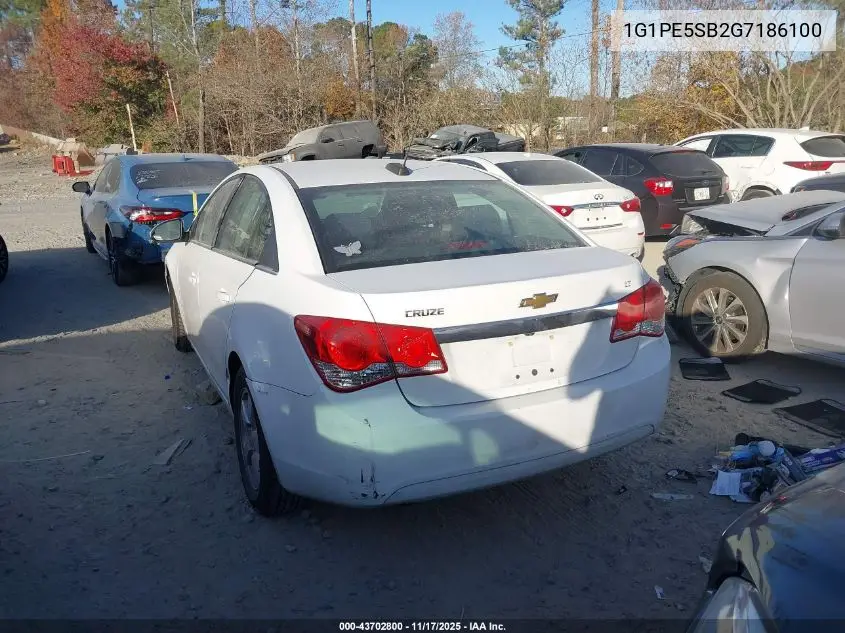 1G1PE5SB2G7186100 2016 Chevrolet Cruze Limited 1Lt Auto