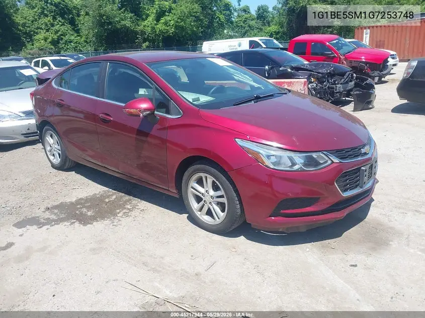 1G1BE5SM1G7253748 2016 Chevrolet Cruze Lt Auto