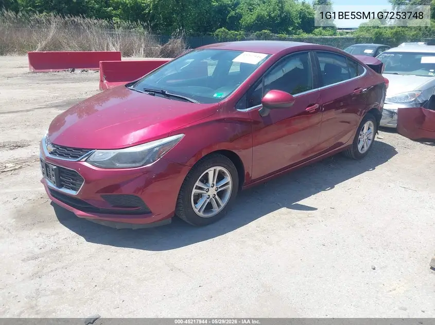 1G1BE5SM1G7253748 2016 Chevrolet Cruze Lt Auto