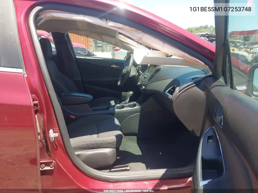 1G1BE5SM1G7253748 2016 Chevrolet Cruze Lt Auto