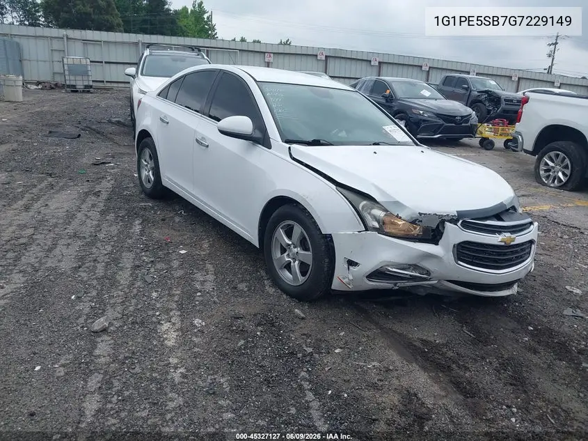 2016 Chevrolet Cruze Limited 1Lt Auto VIN: 1G1PE5SB7G7229149 Lot: 45327127